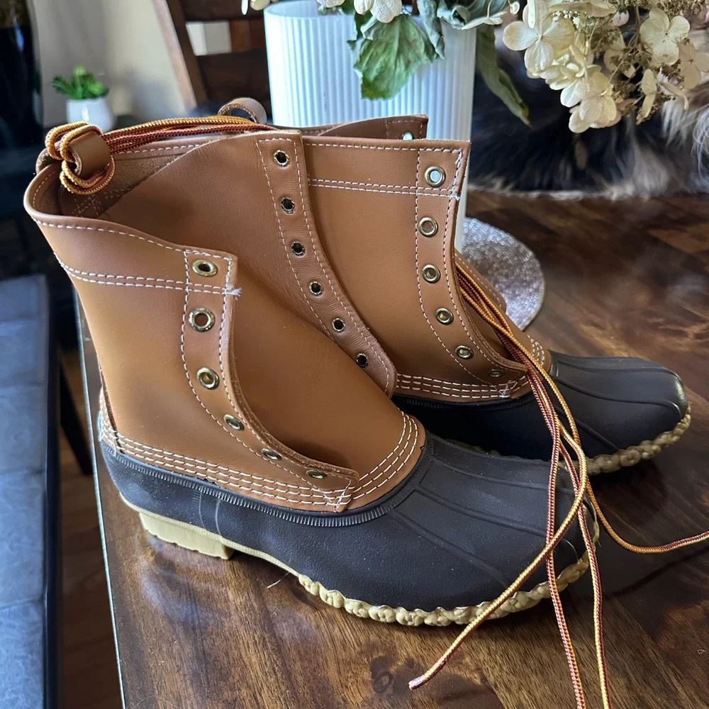 Brown and Black Duck Boots By L.L. Bean - Picture 5 of 7